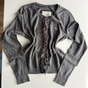 Abercrombie & Fitch Gray Knit Sweater